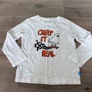 Feather 4 Arrow Creep It Real Kids White Shirt